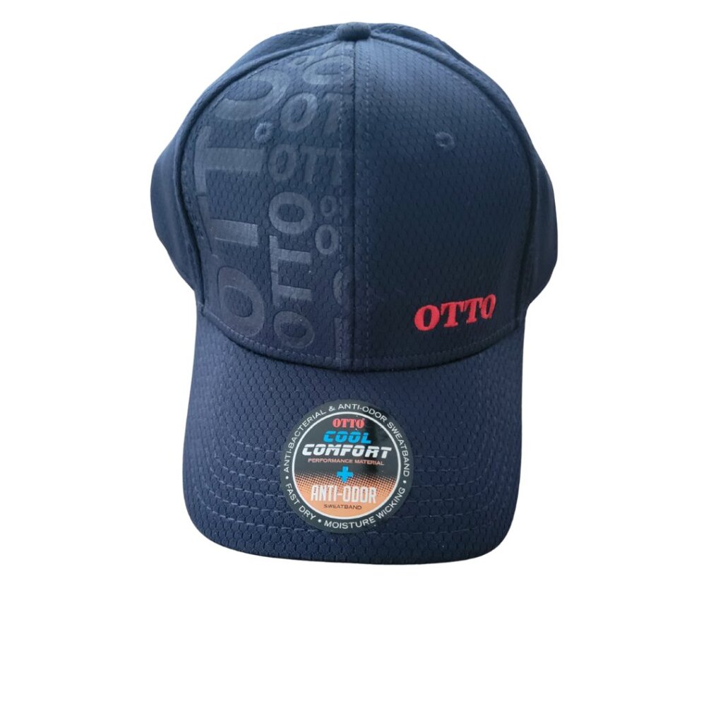 OTTO 19-1114 Snapback Trucker Cap in Navy Blue